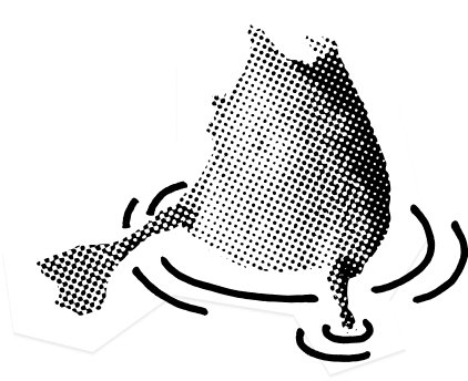 Schwimmende Gans Illustration