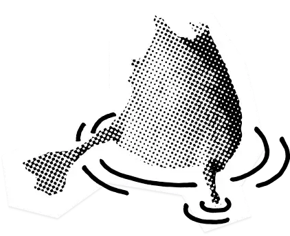 Schwimmende Gans Illustration